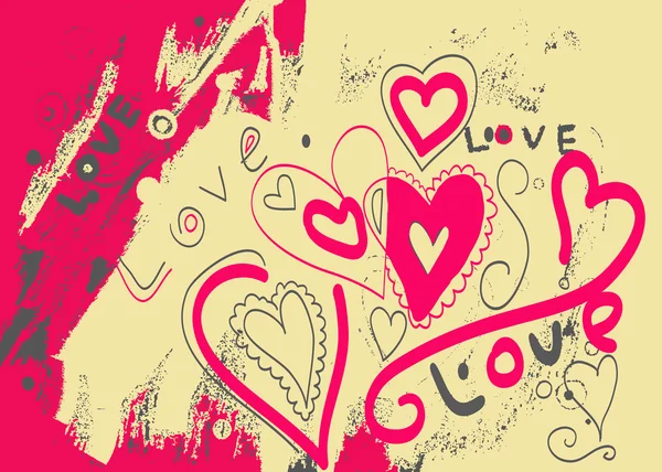 À propos de l'amour — Image vectorielle