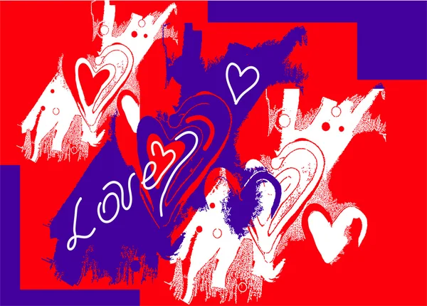Romance et amour — Image vectorielle
