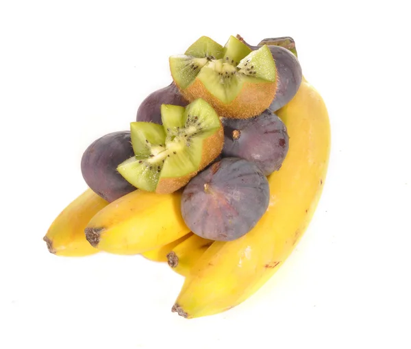 Σύκο και το ακτινίδιο για τις μπανάνες — Φωτογραφία Αρχείου
