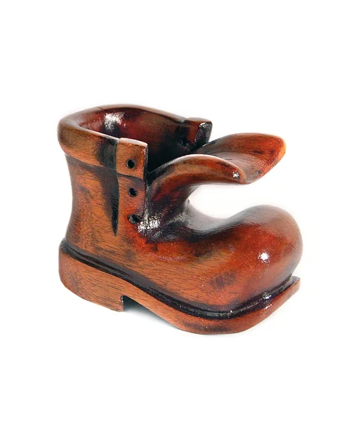 Деревянный ботинок — стоковое фото