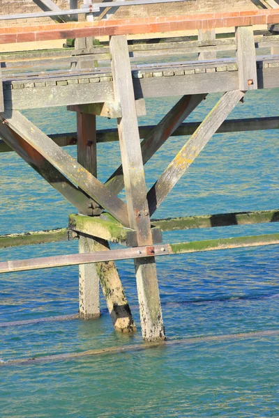 Stock image Entrance channel of the Port of Fecamp in Normandy france