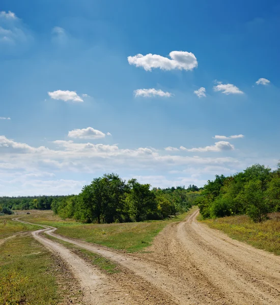 Two rural roads — Stock Photo, Image