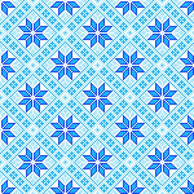 Seamless winter pattern clipart