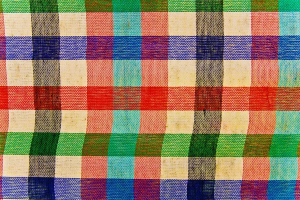 stock image Checkered cloth pattern