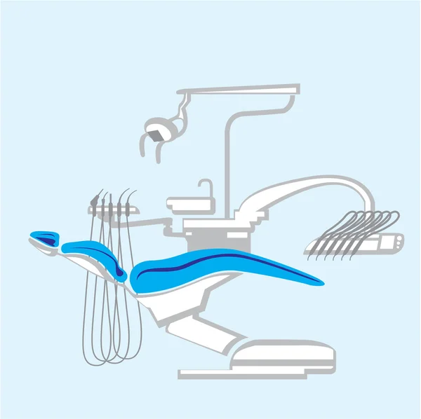 Οδοντιατρική καρέκλα — Διανυσματικό Αρχείο