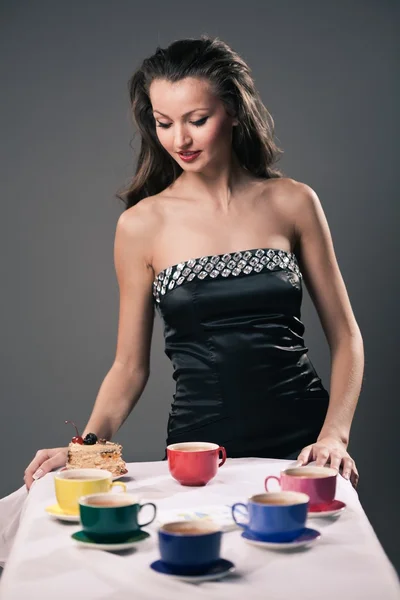 Tea party of one — Stock Photo, Image