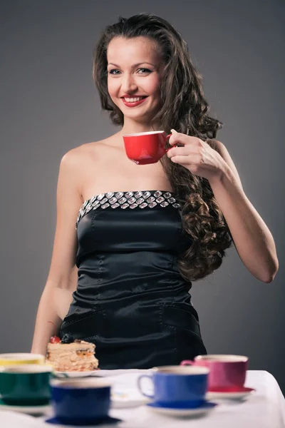 Tea party of one Stock Picture