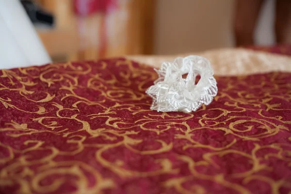 stock image Garter on bed