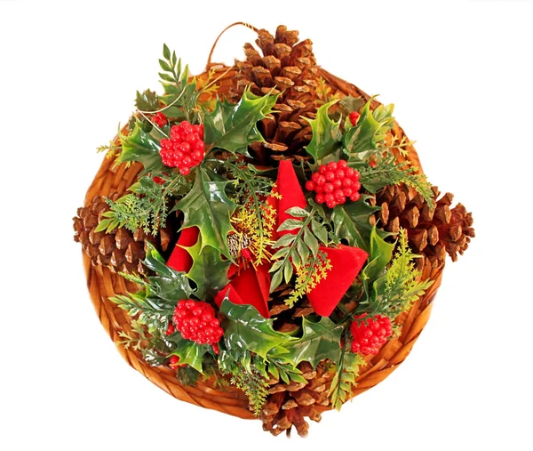 Vintage Christmas Wreath — Stock Photo, Image