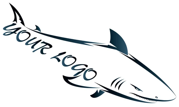 Компанія акули Ліцензійні Стокові Ілюстрації