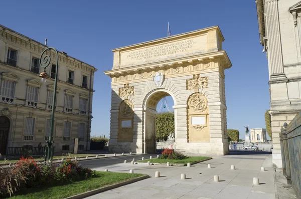 Triumphal arch, Montpellier, Francia — Foto de Stock