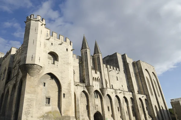 Palácio dos papas em Avignon Fotos De Bancos De Imagens