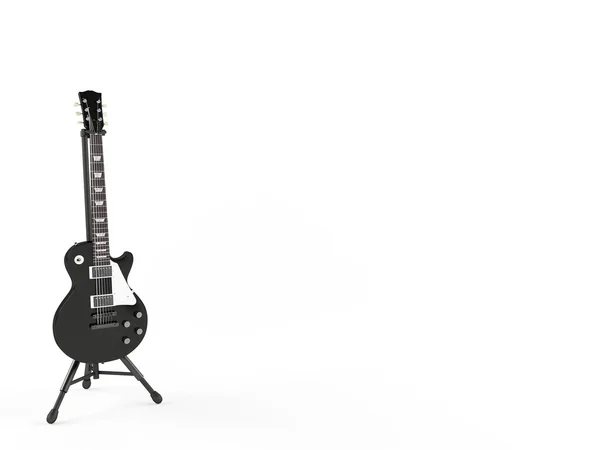 Gitara elektryczna izolowana na białym tle — Zdjęcie stockowe