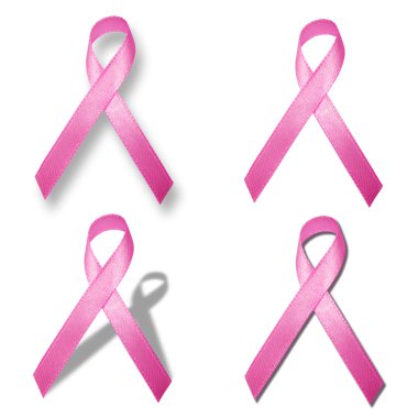 Pink ribbon clipart