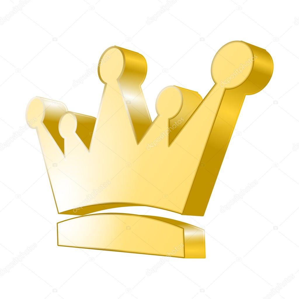 3d icon - Golden Crown