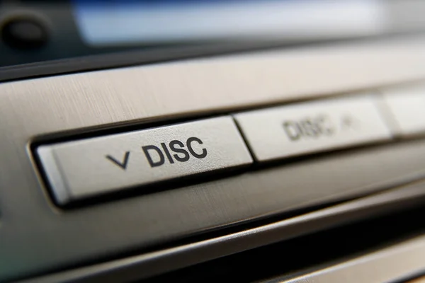 Butoane CD-changer auto — Fotografie, imagine de stoc