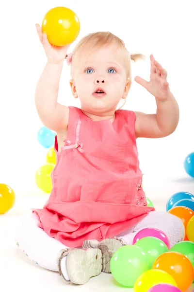 Játék baba lány — Stock Fotó