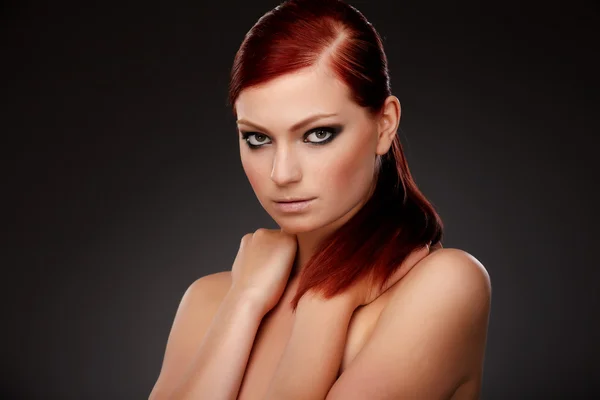 Redhead schoonheid — Stockfoto