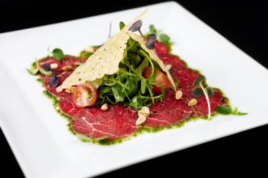 Beef carpaccio clipart