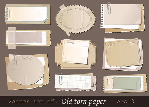Vieux papier — Image vectorielle