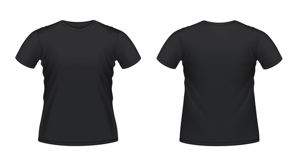 Чёрная мужская футболка
