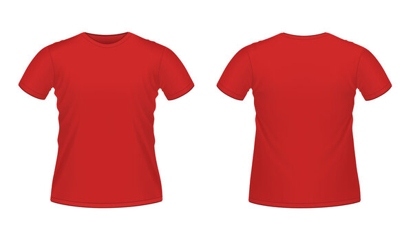 Red men's T-shirt