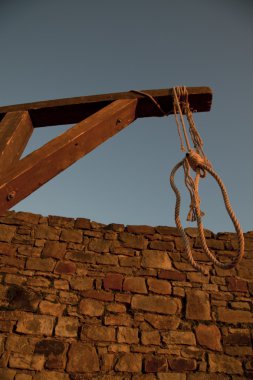 Execution by the rope clipart