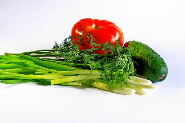 Groenten voor een salade — Stockfoto