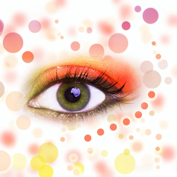 Make-up očí — Stock fotografie