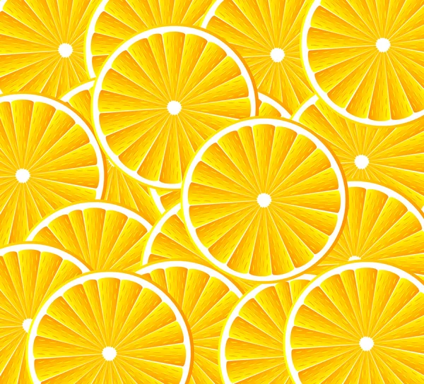 Vector background with oranges — Stock Vector