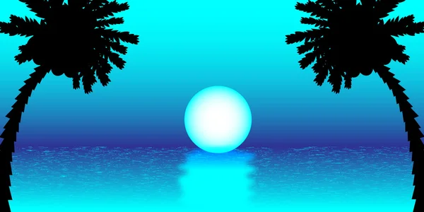 Синій світанку — стоковий вектор