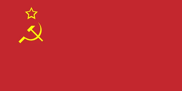 stock vector Soviet Union flag