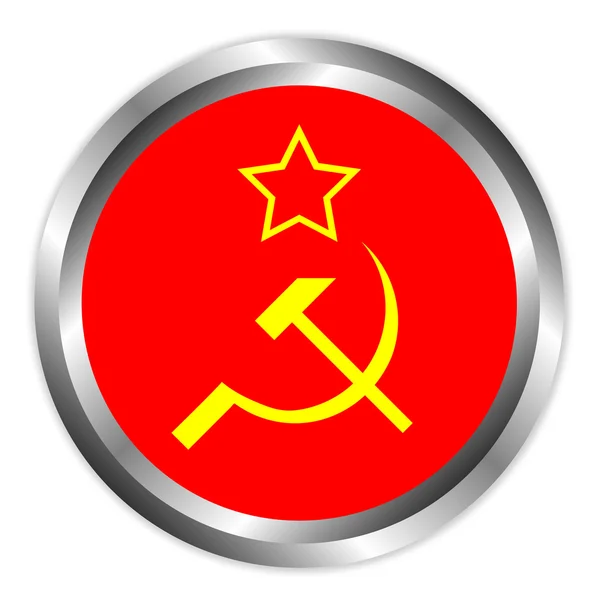Pictogram van de vlag van de Sovjet-Unie — Stockvector