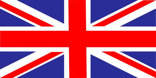 Regno Unito di Gran Bretagna Bandiera — Vettoriale Stock