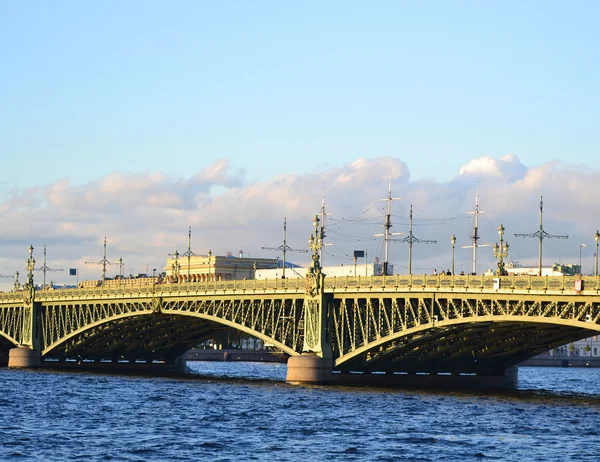 Trinity Bridge in St.Petersburg — Stock Photo, Image