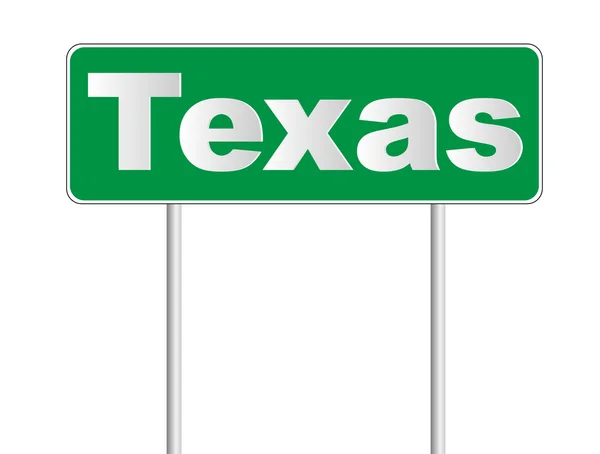 Znak drogowy w Teksasie — Wektor stockowy