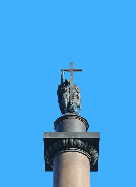 Ангел на вершине колонны Александра — стоковое фото