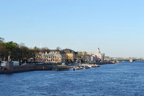 St. Petersburg, University embankment — Zdjęcie stockowe