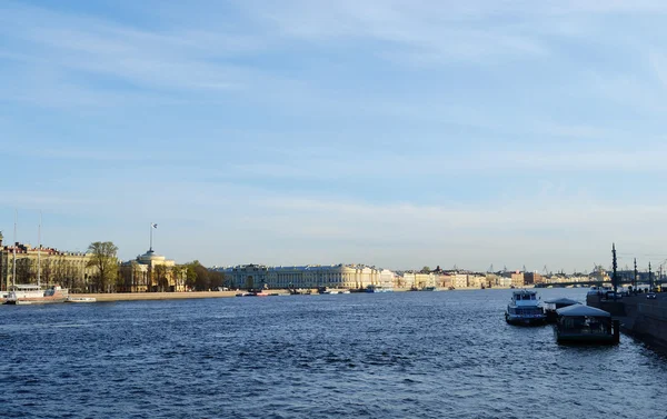 Vista sul fiume Neva — Foto Stock