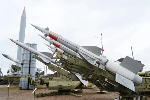 Old anti aircraft missiles — Stock Photo, Image