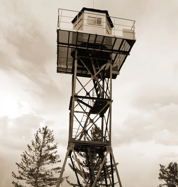 Tower. Sepia. — Stock Photo, Image