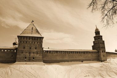 Novgorod Kalesi. sepya.