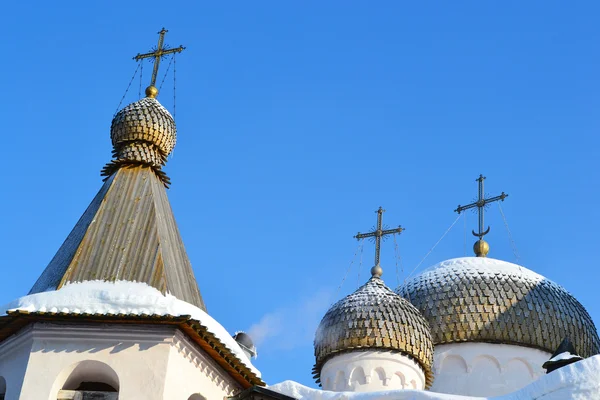 Vecchia chiesa di Veliky Novgorod . — Foto Stock