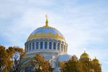 Naval Cathedral in Kronstadt clipart