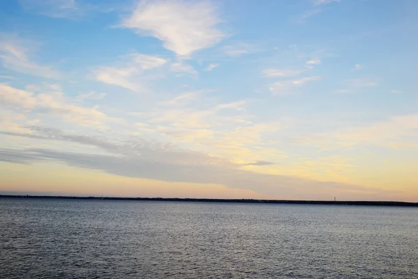 Закат на Балтийском море — стоковое фото