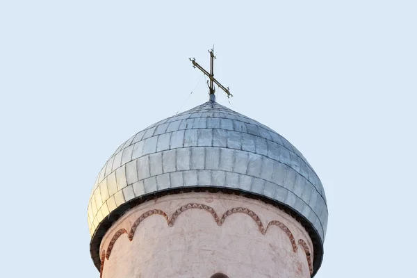 stock image Old wooden church dome