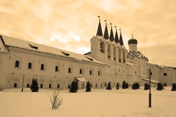 Monastère orthodoxe russe. Sepia . — Photo