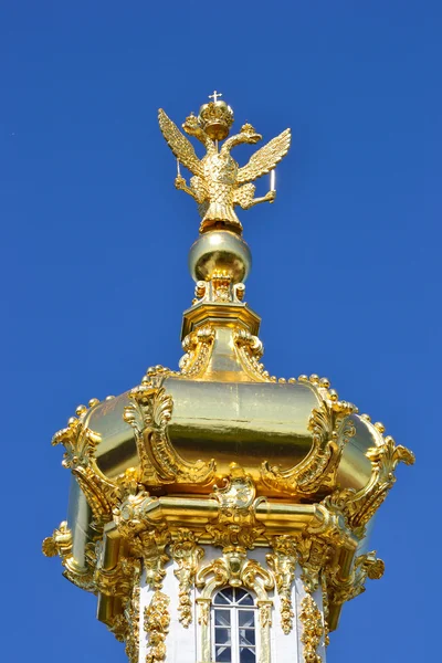 彼得夏宫宫殿的圆顶 — 图库照片