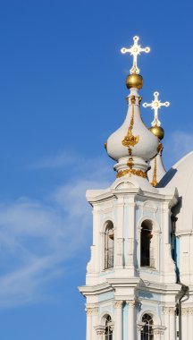 parça smolny Katedrali'nin gün güneşli yaz