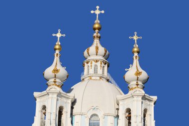 Smolny katedral gün güneşli yaz